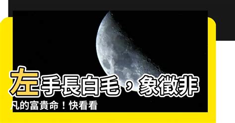 左手 長白毛|如何化解左臉長白毛的厄運？